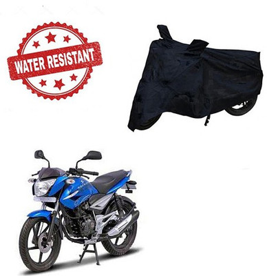 Feel heaven Two Wheeler Cover for Bajaj(XCD 125cc, Black)