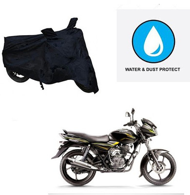 Feel heaven Two Wheeler Cover for Bajaj(Discover 100 DTS-i, Black)