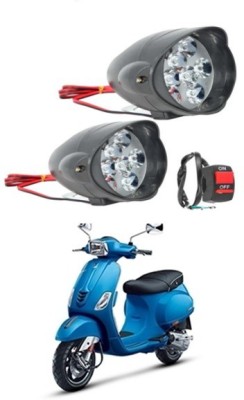 THE ONE CUSTOM G5 9 LED FOG LAMP KIT 225 Fog Lamp Motorbike LED (12 V, 15 W)(Vespa SXL 125, Pack of 2)