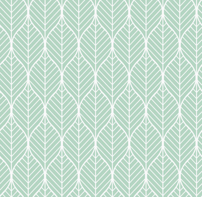 DWELLSINDIA Vinyl Floral & Botanical Green Wallpaper(L x W: 244 cm x 41 cm)