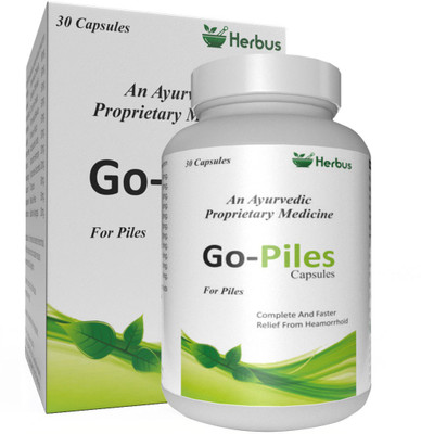 Ultra Healthcare Go-Piles | Ayurvedic Pills For Fissures and Piles | Improve Digestion | Relief from Constipation(30 Capsules)
