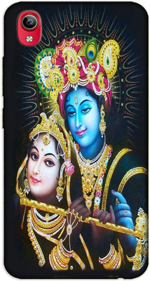 iprinto Back Cover for Vivo Y90,1908, Vivo Y91i,Vivo 1820 Radha Krishna Lord Krishna Kanha Back Cover(Black, Flexible, Silicon, Pack of: 1)