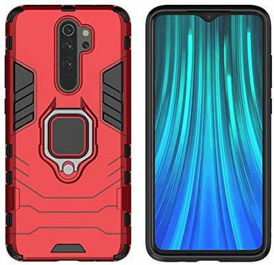 Maple Leaf creation Bumper Case for Maple Leaf Creation Tough Armor| Ring Holder & Kickstand in-Built for Mi 9 Prime Red(Red, Ring Case)