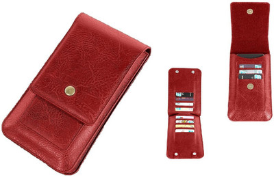 HARITECH Pouch for Oppo F19 Pro / Oppo F19 Pro plus 5G / Oppo F19(Red, Holster, Pack of: 1)