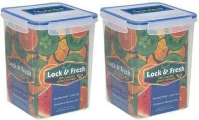 NEELESHWARI Plastic Utility Container  - 2900 ml(Pack of 2, Clear)