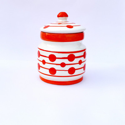 ARDVAN INDIA Ceramic Utility Container  - 1250 ml(Multicolor)