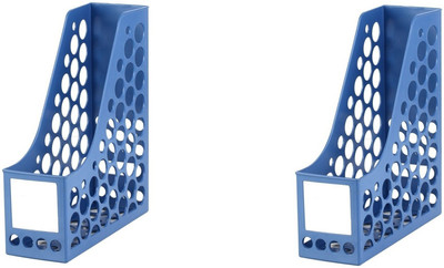 Cpixen 1 Compartments PLASTIC File Holder(Blue,white)