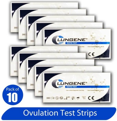 CLUNGENE STRIPS-PACK OF 10 Ovulation Kit(10 Tests, Pack of 10)