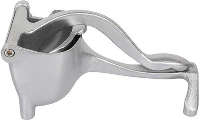 JB KAKADIYA ENTERPRISE Aluminium Steel Hand Juicer Hand Juicer, Heavy Aluminium Metal, Manual Fruit Juicer Squeezer Premium Quality Lemon Orange Juicer, Simple Fruit Press Squeezer Hand Juicer(Silver)