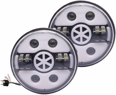 ALLEXTREME LED Fog Light for Royal Enfield, Mahindra Jeep, Thar, Classic 500, Elantra, Standard 350