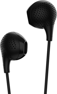 BoAt Bassheads 104 Wired Headset  (Black, In The Ear) For Rs. 299 @ 70 %