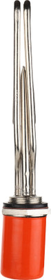 Airex Commercial Copper Nickle Plating Solar Panel Water Heater Water Boiler Water Element With Thermostat Pocket 2000 W Shock Proof Immersion Heater Rod(Water)