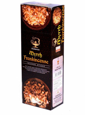 Darshan Myrrh Frankincense Incense Stick Myrrh Frankincense(20 Units, Set of 6)