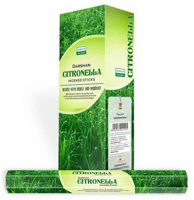 Darshan Citronella Incense Stick Citronella(20 Units, Set of 6)