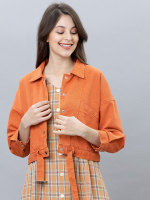 Tokyo Talkies Full Sleeve Solid Women Jacket