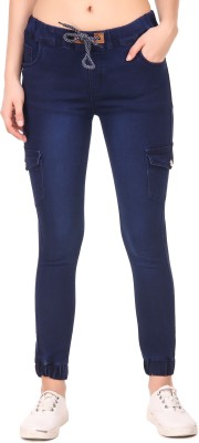 OXYDENIM Jogger Fit Women Dark Blue Jeans