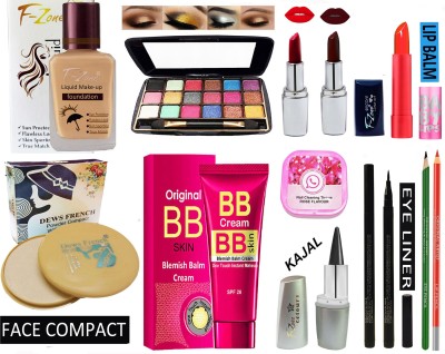 OUR Beauty All In One Makeup Kit Of 12 Makeup Items QE07(Pack of 12)