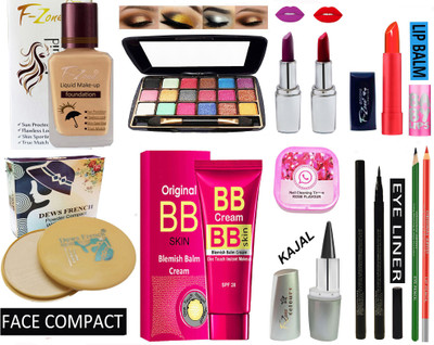 OUR Beauty All In One Makeup Kit Of 12 Makeup Items QE20(Pack of 12)