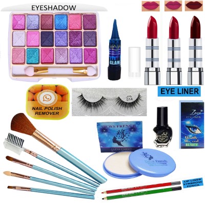 OUR Beauty Glowing Makeup Kit of 16 Makeup Items BB 77(Pack of 16)