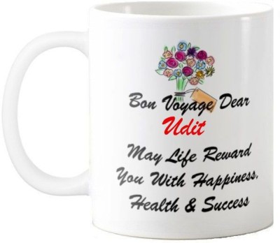 Exocticaa Farewell Udit Retirement Wish 97 Ceramic Coffee Mug(330 ml)