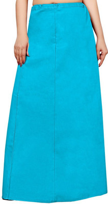 FABMORA PTC-SKY-BLUE Pure Cotton Petticoat(Free)
