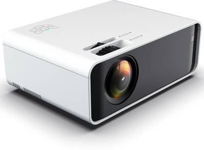 Torexo Sales D60 Miracast AUN FullHD/4000 Lumens Projector For Business, Home Cinema, Office, School Etc (4000 lm / 1 Speaker / Wireless / Remote Controller) Portable Projector  (White)