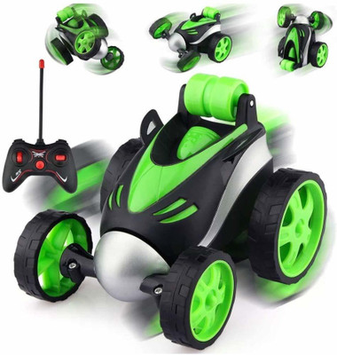 Jay Shree Gopal Stunt Vehicle 360°Rotating Rolling Electronic Radio RC Remote Control Toy Charging car Toys for Boys Kids(Multicolor)