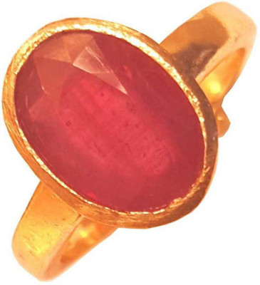 GALAXY ASTRO Metal Ruby Gold Plated Ring