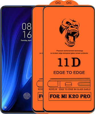 MaxR Edge To Edge Tempered Glass for Mi K20 Pro(Pack of 2)