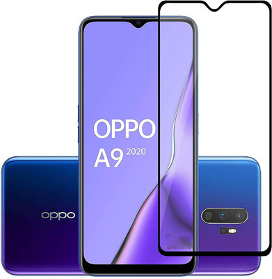 ISHANGEL Edge To Edge Tempered Glass for OPPO A9 2020(Pack of 1)