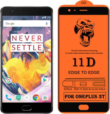 Gorilaorginal Edge To Edge Tempered Glass for OnePlus 3T(Pack of 1)