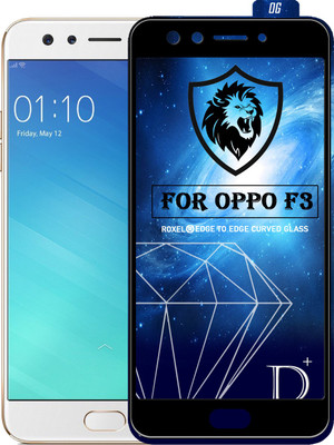 11D Edge To Edge Tempered Glass for Oppo F3(Pack of 2)