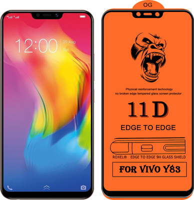 SoftTech Edge To Edge Tempered Glass for Vivo Y83(Pack of 2)