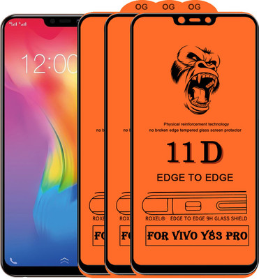 11D Edge To Edge Tempered Glass for Vivo Y83 Pro(Pack of 2)