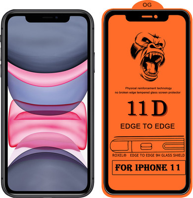 SoftTech Edge To Edge Tempered Glass for Apple IPhone 11(Pack of 2)