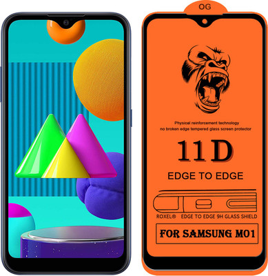 MaxR Edge To Edge Tempered Glass for Samsung Galaxy M01(Pack of 1)