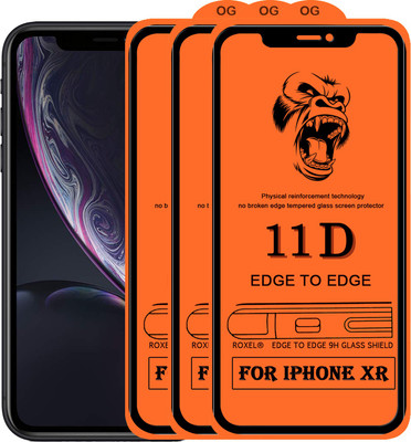 SoftTech Edge To Edge Tempered Glass for Apple iPhone XR(Pack of 2)