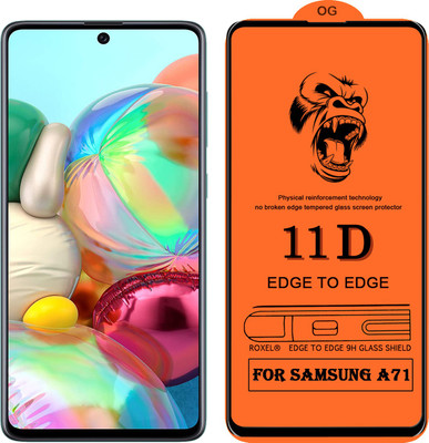 MaxR Edge To Edge Tempered Glass for Samsung Galaxy A71(Pack of 1)