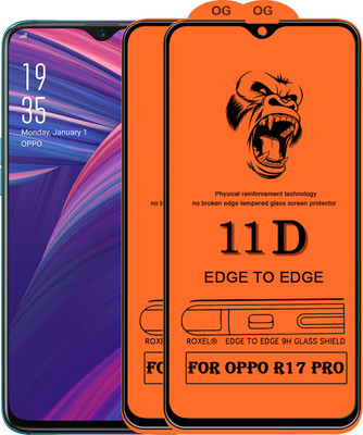 MaxR Edge To Edge Tempered Glass for Oppo R17 Pro(Pack of 2)