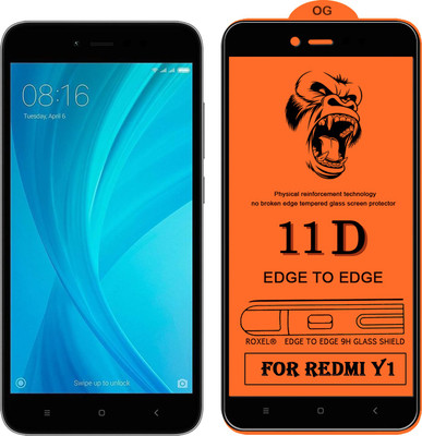 MaxR Edge To Edge Tempered Glass for Mi Redmi Y1(Pack of 1)