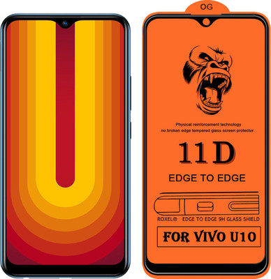 11D Edge To Edge Tempered Glass for Vivo U10(Pack of 1)