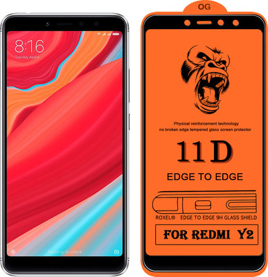 MaxR Edge To Edge Tempered Glass for Mi Redmi Y2(Pack of 1)