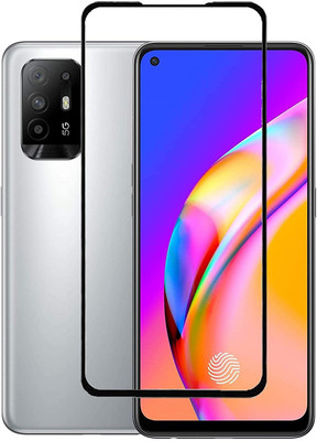 GDBUY Edge To Edge Tempered Glass for Oppo A74 5G, Oppo A74(Pack of 1)