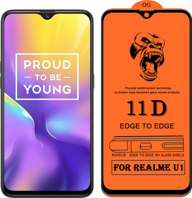 MaxR Edge To Edge Tempered Glass for Realme U1(Pack of 1)