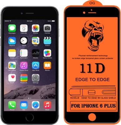 Roxel Edge To Edge Tempered Glass for Apple iPhone 6 Plus(Pack of 1)