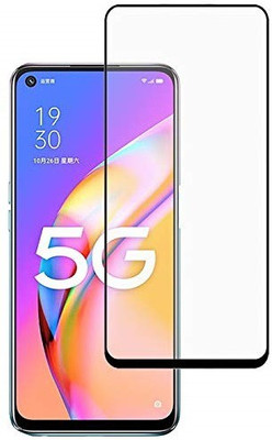 GDBUY Edge To Edge Tempered Glass for OPPO F19 Pro(Pack of 1)