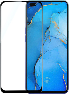 GDBUY Edge To Edge Tempered Glass for OPPO Reno3 Pro(Pack of 1)