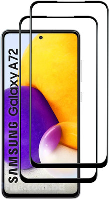 VAlight Edge To Edge Tempered Glass for Samsung Galaxy A72(Pack of 2)