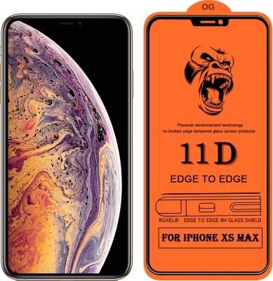 SoftTech Edge To Edge Tempered Glass for Apple iPhone XS Max(Pack of 2)