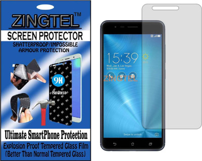 ZINGTEL Tempered Glass Guard for ASUS ZENFONE 3 ZOOM (Flexible, Unbreakable)(Pack of 1)